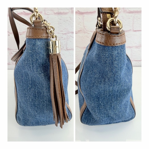 Gucci Rare Denim Tassel SoHo 2 Way Tote Bag - Picture 10 of 16
